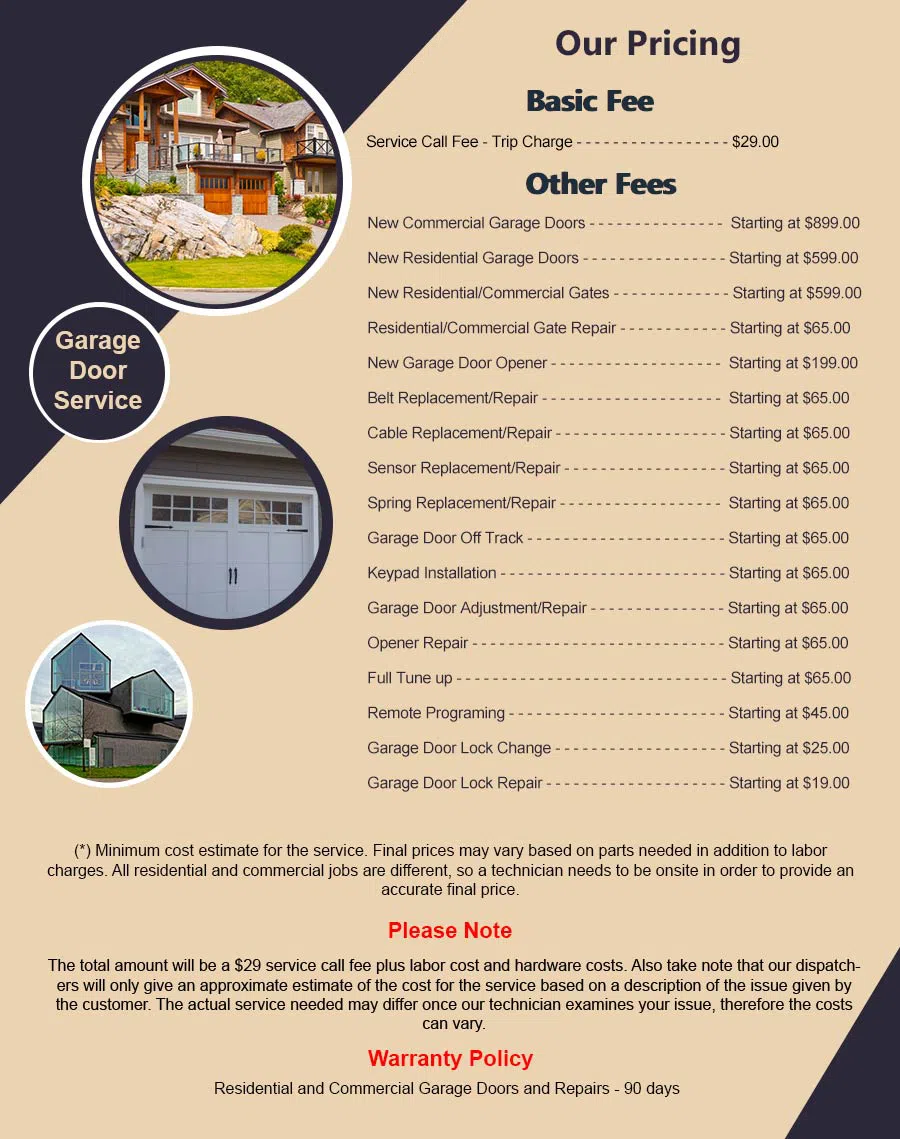 Garage Door Mobile Service Long Grove, IL 847-810-8411